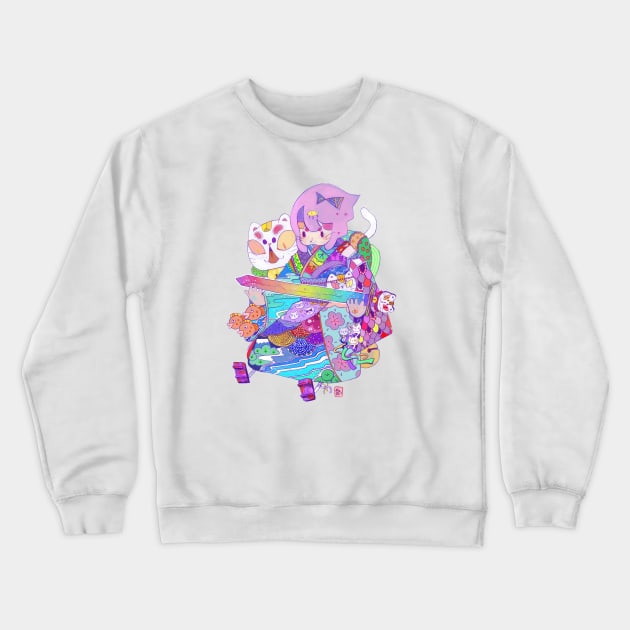 Rainbow Sword Crewneck Sweatshirt by kurilord